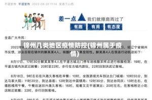 锦州几类地区疫情防控(锦州属于疫情)