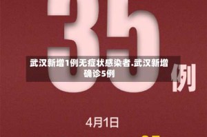 武汉新增1例无症状感染者.武汉新增确诊5例