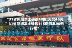 “31省新增本土确诊48例:河北46例” 31省新增本土确诊115例河北90例行程？