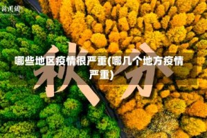 哪些地区疫情很严重(哪几个地方疫情严重)