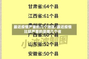 最近疫情严重的几个地区/最近疫情比较严重的是哪几个省