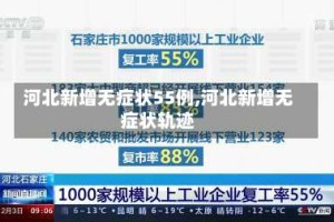 河北新增无症状55例,河北新增无症状轨迹