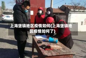 上海堡镇地区疫情如何(上海堡镇地区疫情如何了)