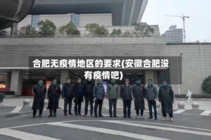 合肥无疫情地区的要求(安徽合肥没有疫情吧)
