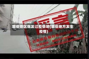 哪些地区爆发过疫情呢(哪些地方发生疫情)