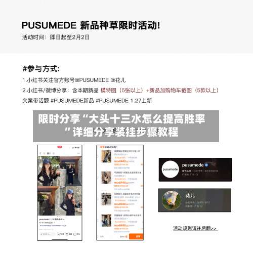 限时分享“大头十三水怎么提高胜率	”详细分享装挂步骤教程-第1张图片