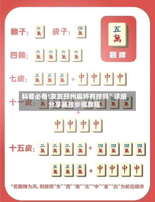 科普必备!友友邳州麻将有挂吗”详细分享装挂步骤教程-第1张图片