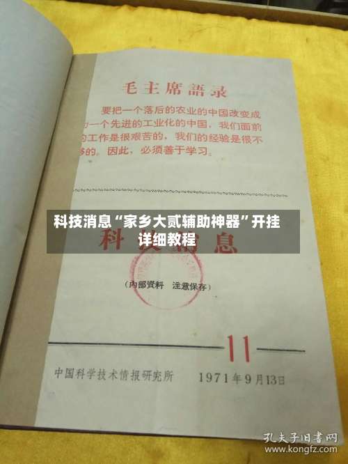 科技消息“家乡大贰辅助神器	”开挂详细教程-第2张图片