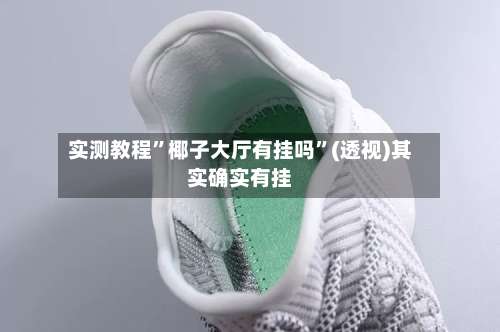 实测教程”椰子大厅有挂吗”(透视)其实确实有挂-第2张图片