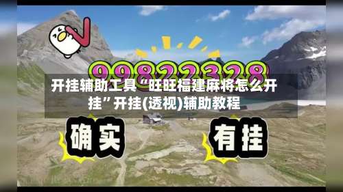 开挂辅助工具“旺旺福建麻将怎么开挂”开挂(透视)辅助教程-第1张图片