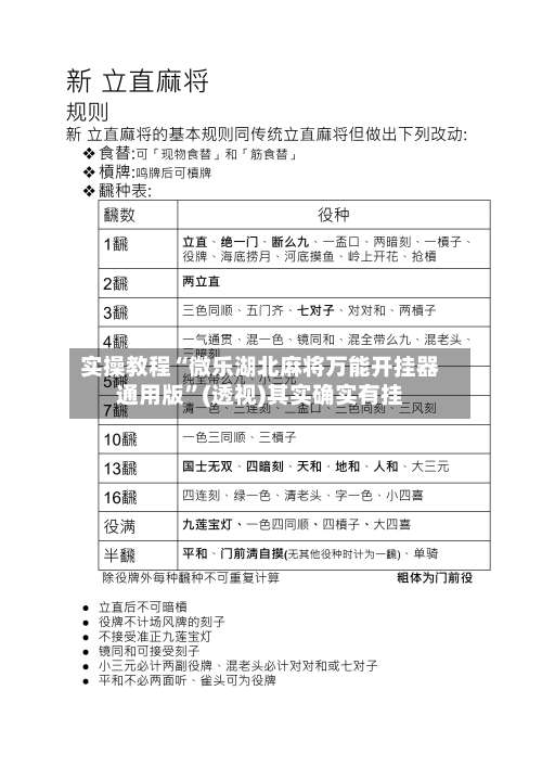 实操教程“微乐湖北麻将万能开挂器通用版	”(透视)其实确实有挂-第1张图片