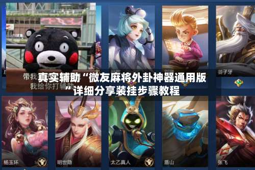 真实辅助“微友麻将外卦神器通用版”详细分享装挂步骤教程-第2张图片