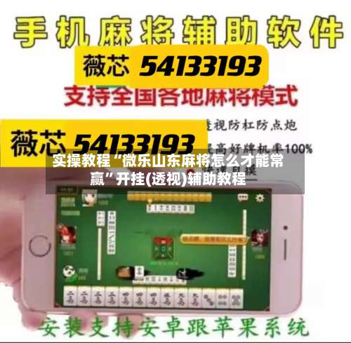 实操教程“微乐山东麻将怎么才能常赢”开挂(透视)辅助教程-第1张图片