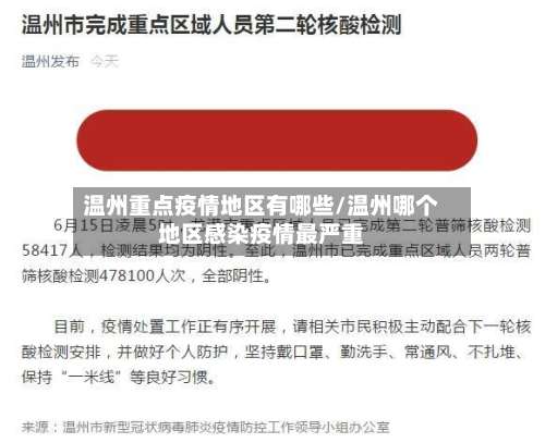 温州重点疫情地区有哪些/温州哪个地区感染疫情最严重-第3张图片