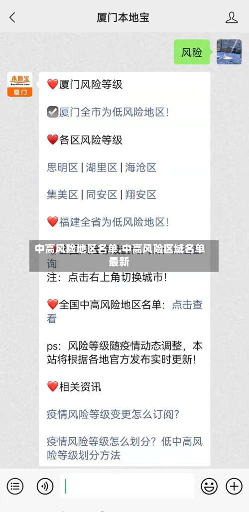 中高风险地区名单.中高风险区域名单最新-第3张图片