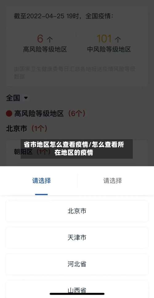 省市地区怎么查看疫情/怎么查看所在地区的疫情-第2张图片