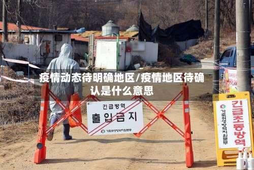 疫情动态待明确地区/疫情地区待确认是什么意思-第1张图片