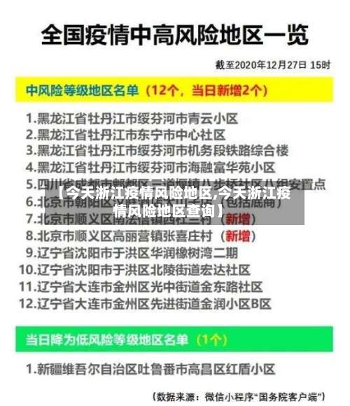 【今天浙江疫情风险地区,今天浙江疫情风险地区查询】-第3张图片