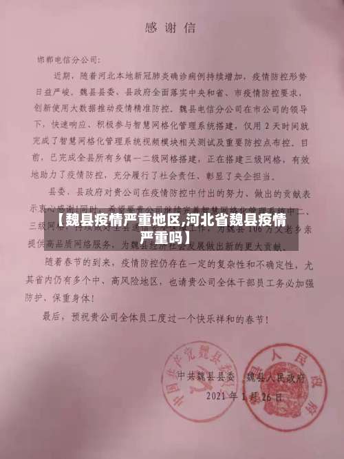 【魏县疫情严重地区,河北省魏县疫情严重吗】-第3张图片