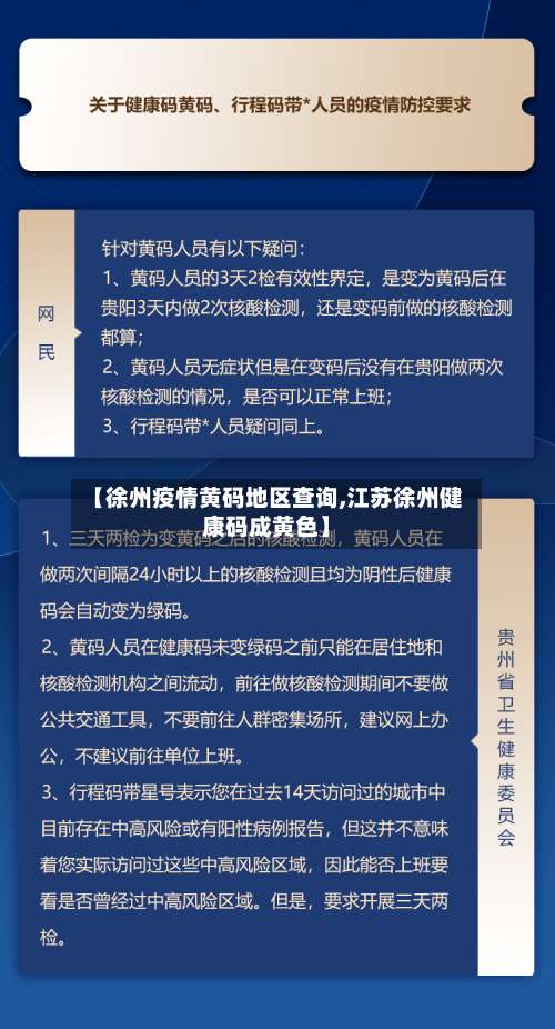 【徐州疫情黄码地区查询,江苏徐州健康码成黄色】-第1张图片